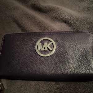Micheal Kors Purple Wallet